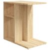 vidaXL Mesa de apoio 50x30x50 cm contraplacado cor carvalho sonoma