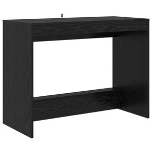 vidaXL Mesa de Cama Carvalho Preto Derivados de Madeira