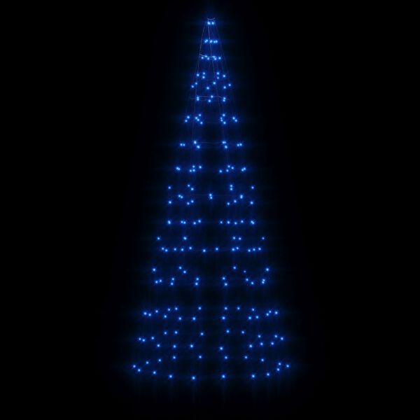vidaXL LED &Aacute;rvore de Natal 200 LEDs Azul 180 cm