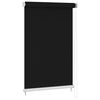 vidaXL Estore de rolo para exterior 160x230 cm preto