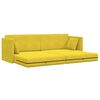 vidaXL Sof&aacute;-cama de ch&atilde;o 200cm Amarelo Veludo