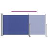 vidaXL Toldo lateral retr&aacute;til para p&aacute;tio 120x300 cm azul
