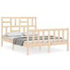vidaXL Cama sem colch&atilde;o 120x200 cm madeira de pinho maci&ccedil;a