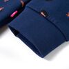 Sweatshirt com capuz para criança azul-marinho 104