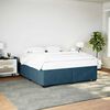 vidaXL Estrutura de cama 180x200 cm veludo azul