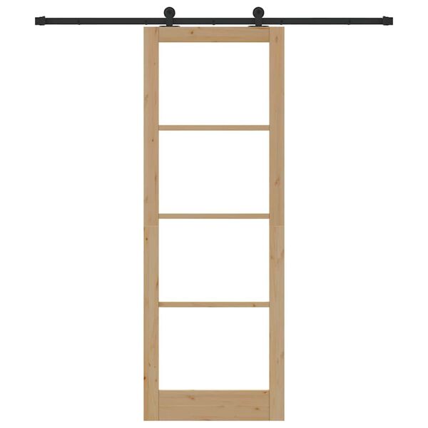 vidaXL Porta Deslizante ORKDAL Natural 83 x 232 cm