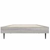 vidaXL Estrutura cama 75x190 cm derivados de madeira cinzento sonoma