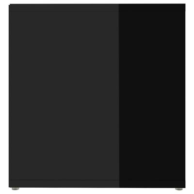vidaXL Móveis de TV 2 pcs 72x35x36,5 cm contraplacado preto brilhante