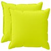 vidaXL Capa almofada 2 unid. HOUTEN Verde brilhante. 70 x 70 cm