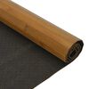 vidaXL Tapete retangular 100x400 cm bambu castanho