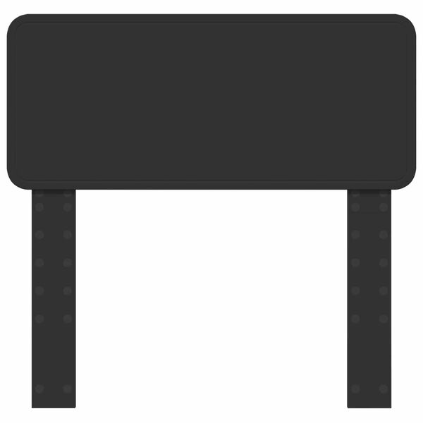 vidaXL Cabeceira com cabeceira Carvalho Preto 75 cm Madeira processada