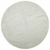 vidaXL Tapete para uso interno e externo PALMERAS Verde &Oslash; 200 CM