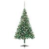 vidaXL &Aacute;rvore de Natal artificial pr&eacute;-iluminada com bolas 230 ramos