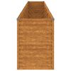 vidaXL Canteiro elevado de jardim 578x50x69 cm A&ccedil;o Corten