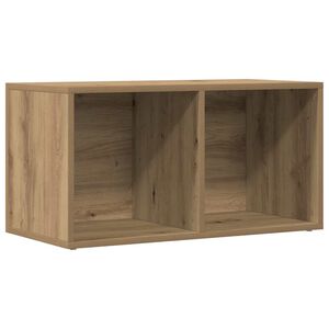 vidaXL Banco sapateira 69,5x34x36 cm deriv. madeira carvalho artisiano