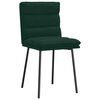 vidaXL Cadeiras de jantar 6 pcs veludo verde-escuro