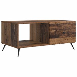 vidaXL Mesa de centro Madeira antiga 90 x 50 x 40 cm
