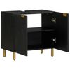 vidaXL Arm&aacute;rio para lavat&oacute;rio 62x33x58 cm derivados de madeira preto