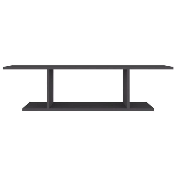 vidaXL M&oacute;vel de TV para parede 103x30x26,5 cm cinzento