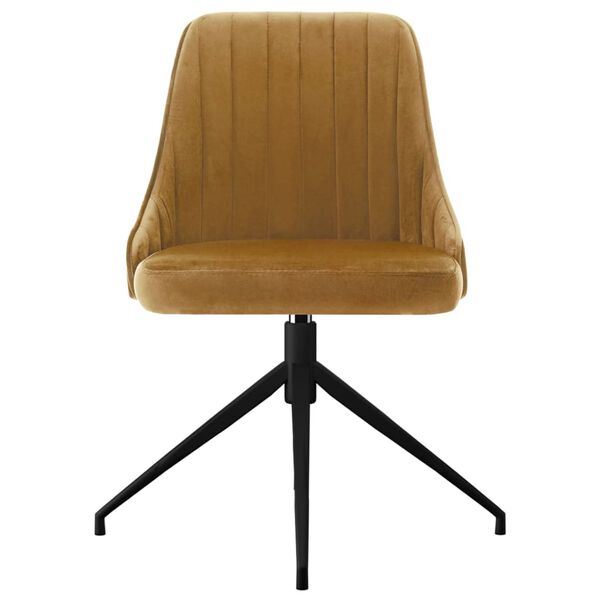 vidaXL Cadeiras de jantar 2 pcs veludo castanho