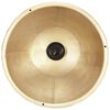 vidaXL Candeeiro suspenso industrial redondo 25 W 30 cm E27 bronze