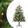 vidaXL &Aacute;rvore de Natal Artificial Verde 150 cm PVC e Metal