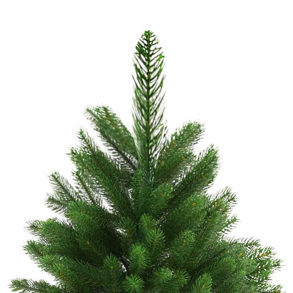 vidaXL Árvore Natal artificial pré-iluminada c/ bolas 240 cm verde