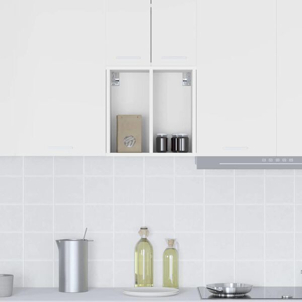 vidaXL Arm&aacute;rio suspenso Branco 40 x 29,5 x 40 cm Madeira processada