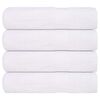 vidaXL Toalhas de m&atilde;os FROGN 4 pcs 50x100 cm 360 g/m&sup2; branco