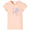 T-shirt de crian&ccedil;a laranja-claro 104