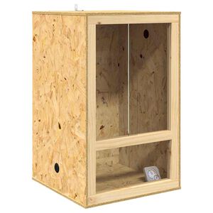 vidaXL Terr&aacute;rio Castanho 50 x 50 x 80 cm OSB