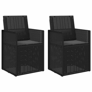vidaXL Cadeiras de Jantar para Jardim 2 pcs Antracite PP