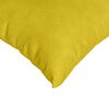 vidaXL Travesseiros de Sof&aacute; 2 pcs Amarelo 80 x 80 cm