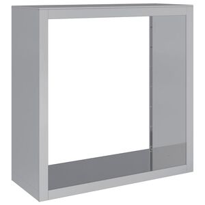vidaXL Suporte para lenha 100x40x100 cm a&ccedil;o galvanizado