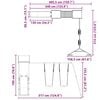 vidaXL Conjunto de brincar para exterior madeira de pinho impregnada