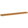vidaXL Canteiro elevado de jardim 960x100x36 cm a&ccedil;o corten