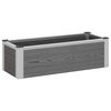 vidaXL Canteiro de jardim elevado Cinzento 75 x 30 x 22 cm