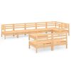 vidaXL 9 pcs conjunto lounge de jardim pinho maci&ccedil;o