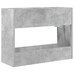 vidaXL Suporte de Guarda-Sol Cinzento 65 x 24 x 50 cm