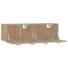 vidaXL Arm&aacute;rios parede 2pcs 80x35x36,5cm madeira processada cor sonoma