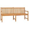 vidaXL Banco de jardim 180 cm madeira de teca maci&ccedil;a