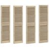 vidaXL Porta de Arm&aacute;rio com porta 4 pcs Natural 140,5 x 2,1 x 39,5 cm