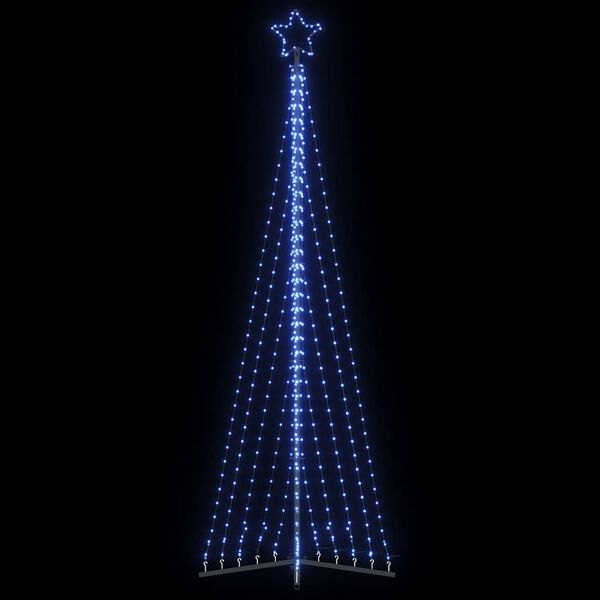 vidaXL &Aacute;rvore de Natal LED 495 LEDs Azul 300,5 cm