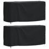 vidaXL Capas m&oacute;veis de jardim 2pcs 180x70x90 cm imperme&aacute;vel 420D preto
