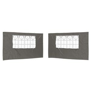 vidaXL Lateral de Tenda para Festa 2 pcs 400 x 195 cm Antracite