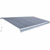 vidaXL Todo dobr&aacute;vel manual 600 cm azul e branco