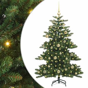 vidaXL &Aacute;rvore de Natal Articulada Artificial Verde 150 cm PVC e A&ccedil;o