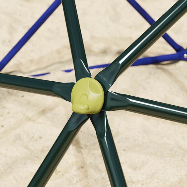 vidaXL Domo de Escalada Azul A&ccedil;o