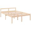 vidaXL Cama de casal para idosos 135x190 cm pinho maci&ccedil;o