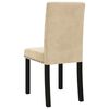 vidaXL Cadeiras de jantar 6 pcs veludo cor creme